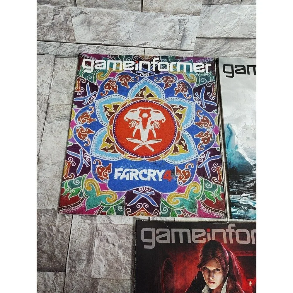 Lot Of 5 Game Informer Magazine Issues 255,257,258,259,262